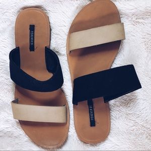 Black and Tan sandals